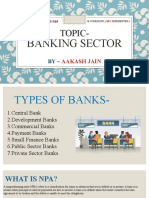 Banking Sector: Topic