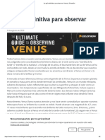La Guía Definitiva para Observar Venus - Celestrón