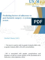 Predicting Factors of Adherence To Post-Bariatric Surgery: A Systematic Review