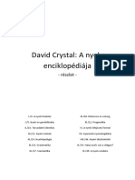 D. Crystal - A Nyelv Enciklopédiája - Részlet