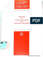 HESPANHA - Antonio Manuel - 1992 - Poder e Instituições No Antigo Regime