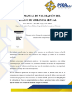 SVR 20. Manual de Valoracion Del Riesgo de Violencia Sexual