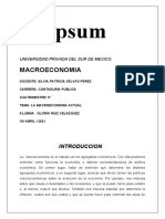 La Macroeconomia Actual