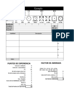 Ficha para PNJ y criatura