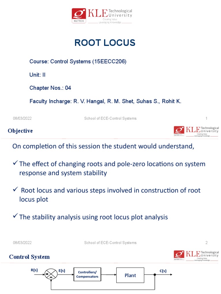 Root Locus Stability Analysis | PDF | Systems Engineering | Systems Science