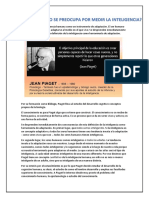 Por Que Piaget No Se Preocupa Por Medir La Inteligencia