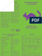 Ætherjack's Almanac 2 Cat-Rabbit Purple On Green