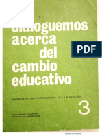 Dialoguemos Acerca Del Cambio Educativo (1970)