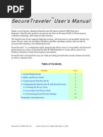 Secure Traveler User's Manual