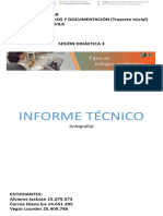 Infografia de Informe Tecnico