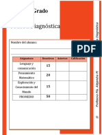 1er Grado Diagnóstico