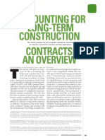 Accounting For Long Term Constrution Contracts - An Overview