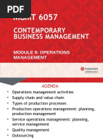 Module 9 - Operations Management