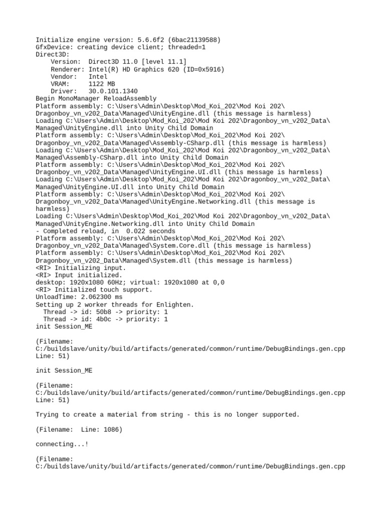 output_log | PDF | Computer Hardware | Computer Engineering