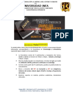 Carta Lic. Criminología y Criminalística