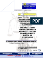 Solicito Copias Del Requerimiento Acusacion - Anthony Joel Gallardo Valladolid-Tid