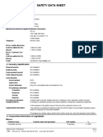 Safety Data Sheet for 3D Printing Material