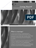 Getting Married Brochure Black and White