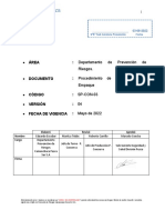 SP-CON-03 Procedimiento Sección Empaque