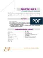 HOJA TÉCNICA SOLVOPLUS 2  ART. PRUEBA