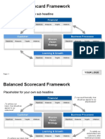 Balanced Scorecard Framework: Placeholder For Your Own Sub Headline
