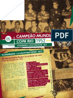 Fluminense Campeão Mundial - Copa Rio 1952 - Postal - 05 - Austria - Viena