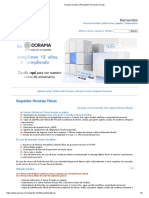 Fianzas Dorama - Requisitos Personas Físicas