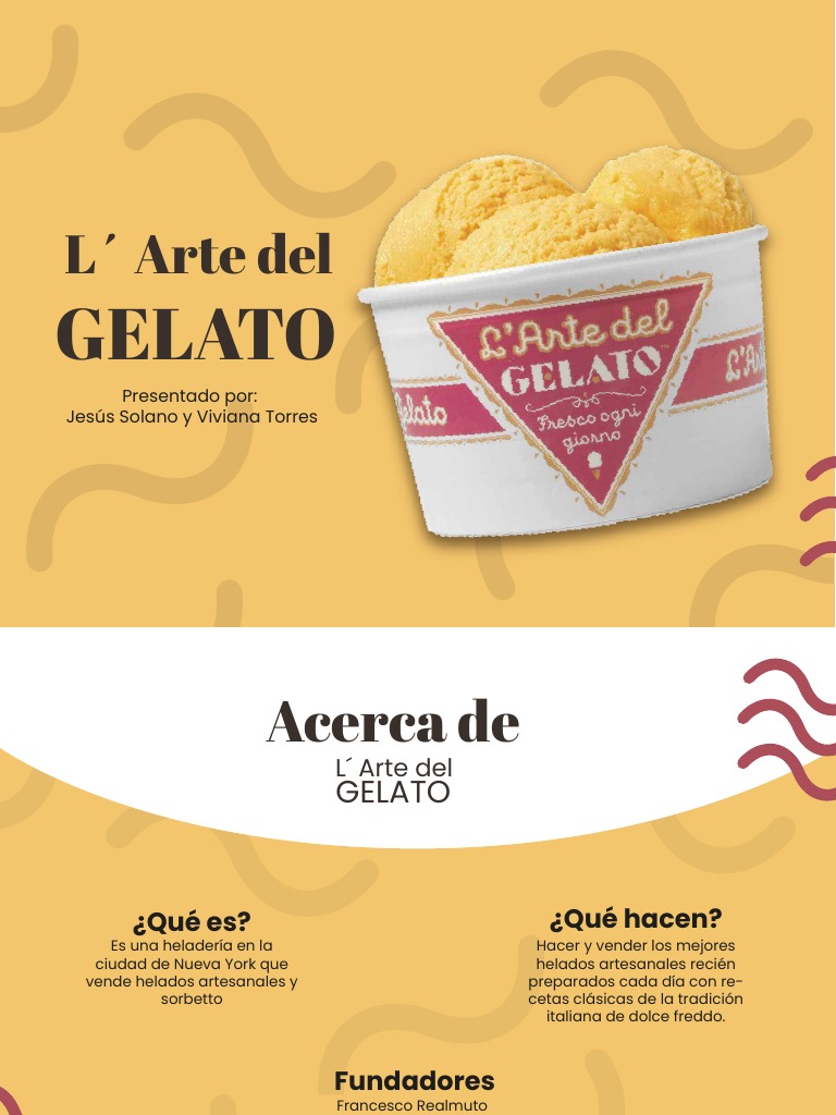 L Arte Del Gelato | PDF | Italia | Helado