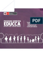 Manual Educca Cartilla 5 Promotores Ambientales Comunitarios