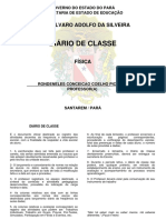 Diário de Classe Física EEEM Alvaro Adolfo