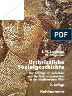 Urchristliche Sozialgeschichte Die Anfänge Im Judentum Und Die Christusgemeinden in Der Mediterranen Welt by Ekkehard W. Stegemann, Wolfgang Stegemann