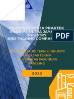 Proposal Kerja Praktek Pt. Ultra Jaya Milk Industry & Trading Company. TBK