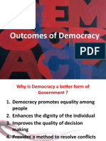 Outcomes of Democracy