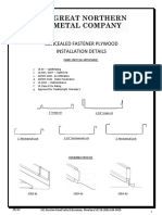 Great Northern Metal Company Concealed Fastener Installation