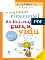 Resumo Pequeno Manual de Instrucoes Para a Vida Brown h Jackson