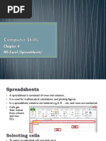 Chapter 4 - Excel