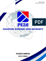 Rev.05, 03 Dec. 2021 - Peza Citizen's Charter 2021 (3rd Edition)