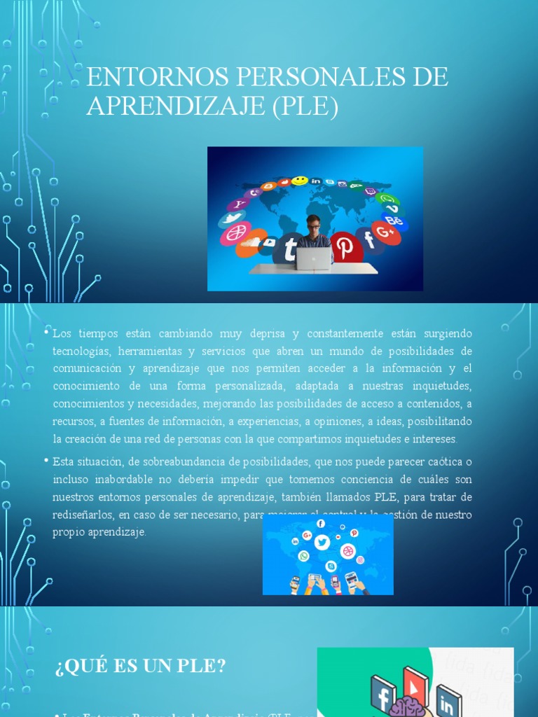 Entornos Personales de Aprendizaje (PLE) | PDF | Aprendizaje | Comunicación