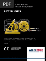 Power Units: Operating Instructions Hydraulic Rescue Equipment