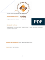 Tarea 4 Caso Aplicación de La Oferta, Demanda y Elasticidad A La Realidad Empresarial