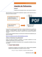 Factorización de Polinomios. FC. FCG.