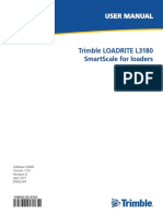 Trimble Loadrite L3180 Smartscale For Loaders: User Manual