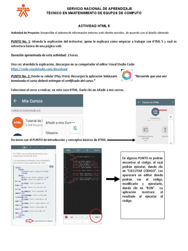 Actividad 3 HTML y CSS | PDF | HTML | Software de la aplicacion