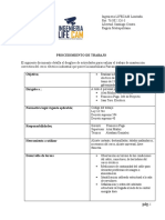 Procedimiento de Trabajo Cerco Electrico