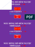 Dong Ho Dem Nguoc Chu Nhat