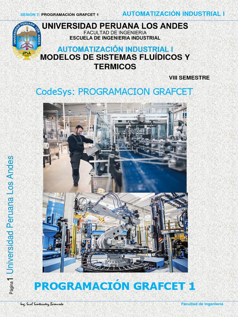 Programación GRAFCET en CodeSys | PDF | Automatización | Programación ...
