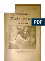 Die Prophezeiung des Nostradamus über das Jahr 1886
