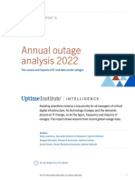 Annual Outage Analysis 2022