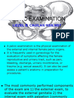 Pelvic Examination: Liezel B. Cauilan MSN, MST