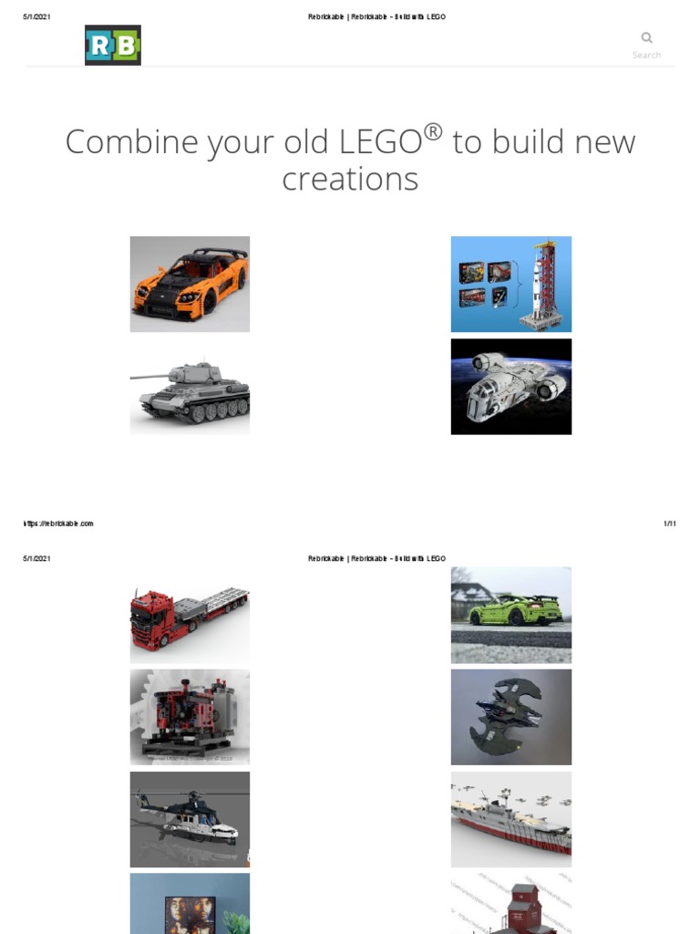 Rebrickable - Rebrickable - Build With LEGO - PARTES | PDF | Plastic ...